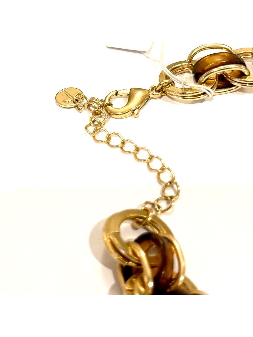 Talbots Gold and Tortoise Link Necklace - Picture 11 of 14